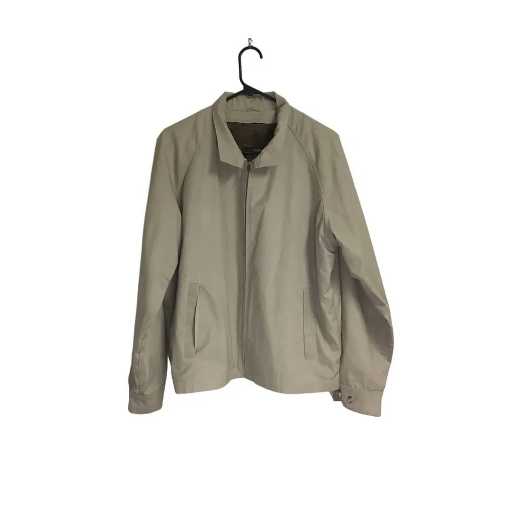 London Fog Vintage Polar Plush‎ Tan Jacket Coat Men's Size 38 Regular Winter